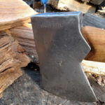 Close Up of the Merit Felling Axe After Re-Hang